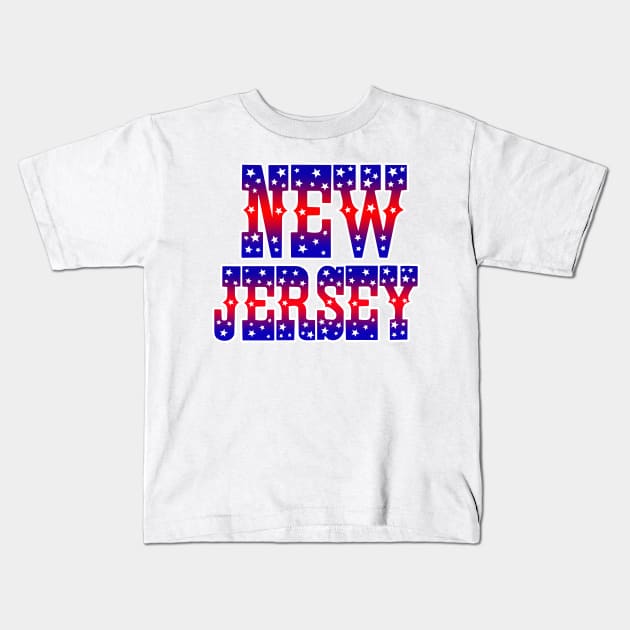 New jersey Kids T-Shirt by sarahnash